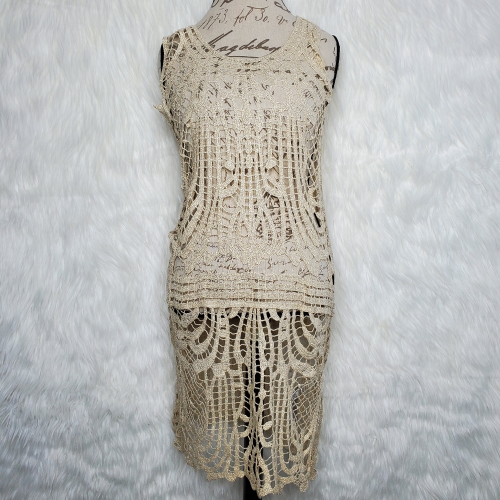 Forever 21 Gold Dress